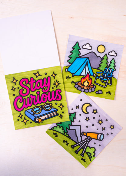 Quarterly Coloring + Calendar Subscription Box