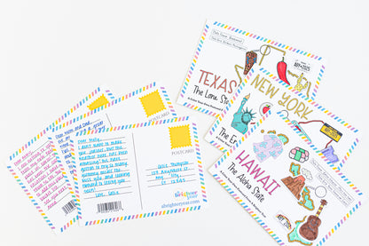 Texas Color-Your-Own Postcard