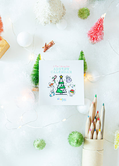 Advent Calendar Mini Coloring Book