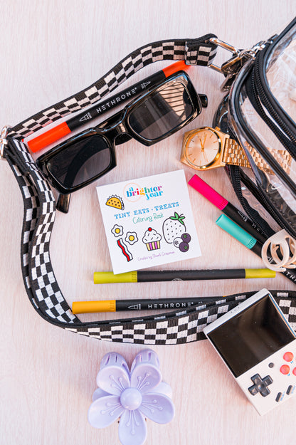 Tiny Eats + Treats Mini Coloring Book