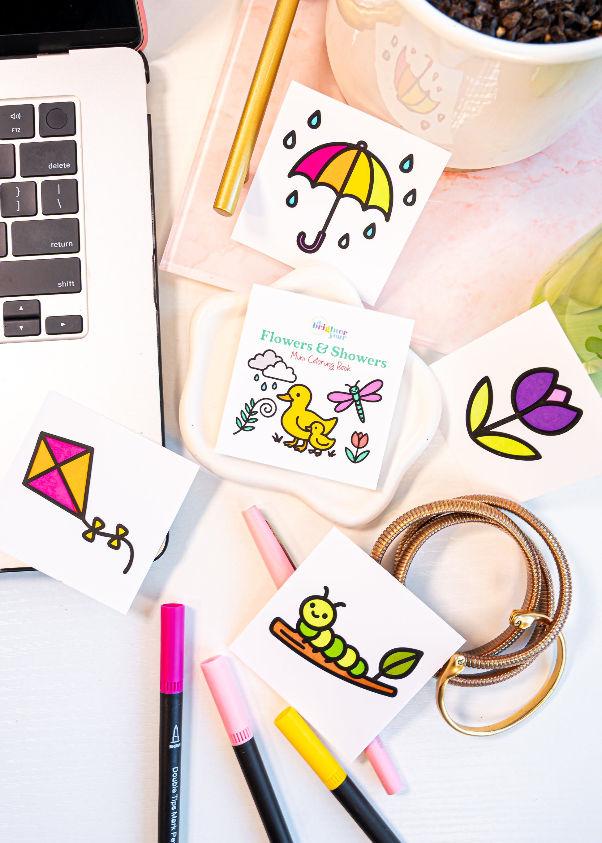 Quarterly Coloring + Calendar Subscription Box