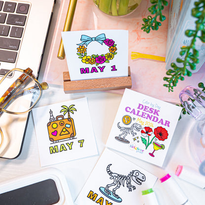 Quarterly Coloring + Calendar Subscription Box