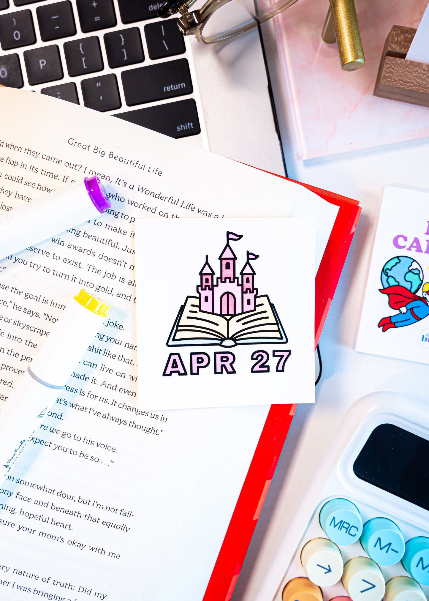 Quarterly Coloring + Calendar Subscription Box