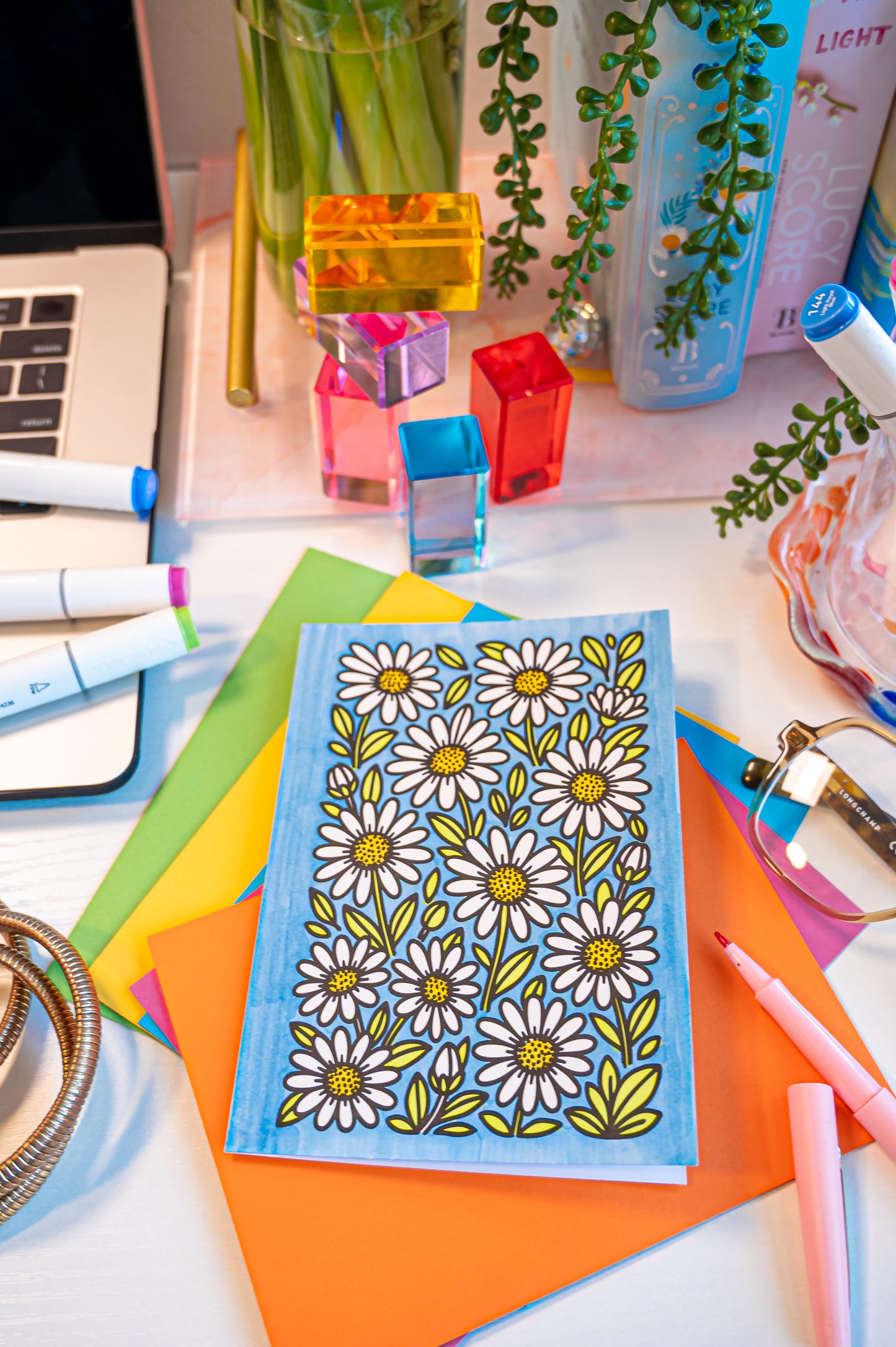 Wildflower Wishes Color-Your-Own Greeting Cards