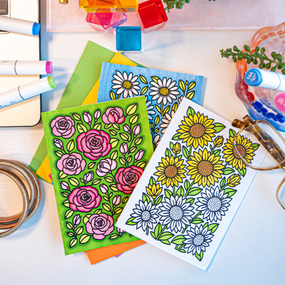 Quarterly Coloring + Calendar Subscription Box
