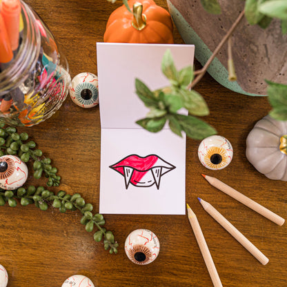 Halloween Mini Coloring Book