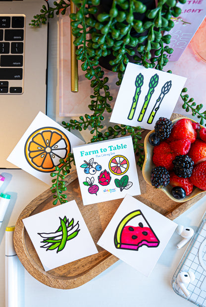 Farm to Table Mini Coloring Book