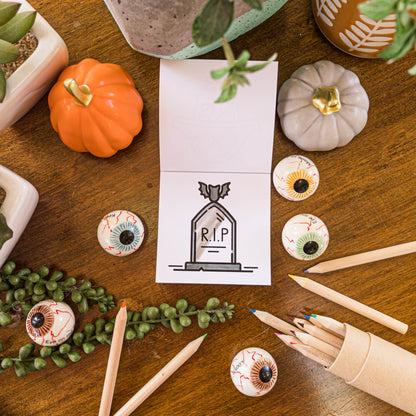 Halloween Mini Coloring Book