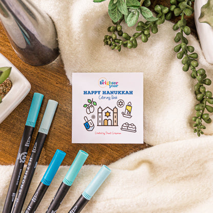 Happy Hanukkah Mini Coloring Book