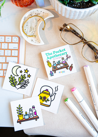 The Pocket Apothecary Mini Coloring Book