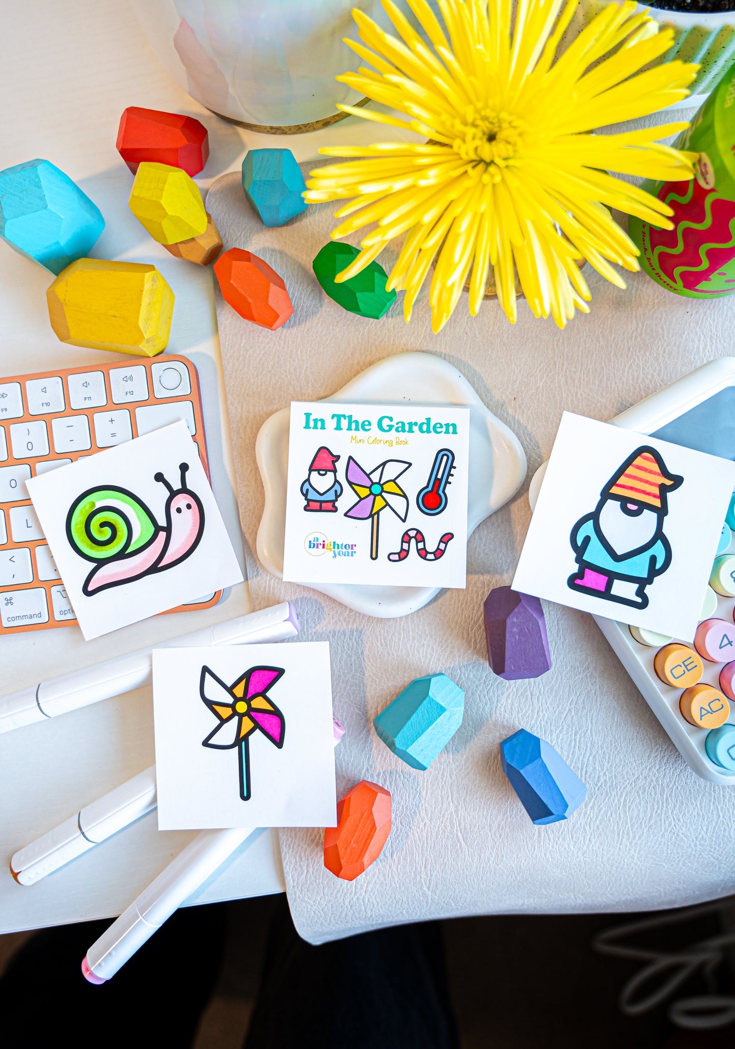 In the Garden Mini Coloring Book