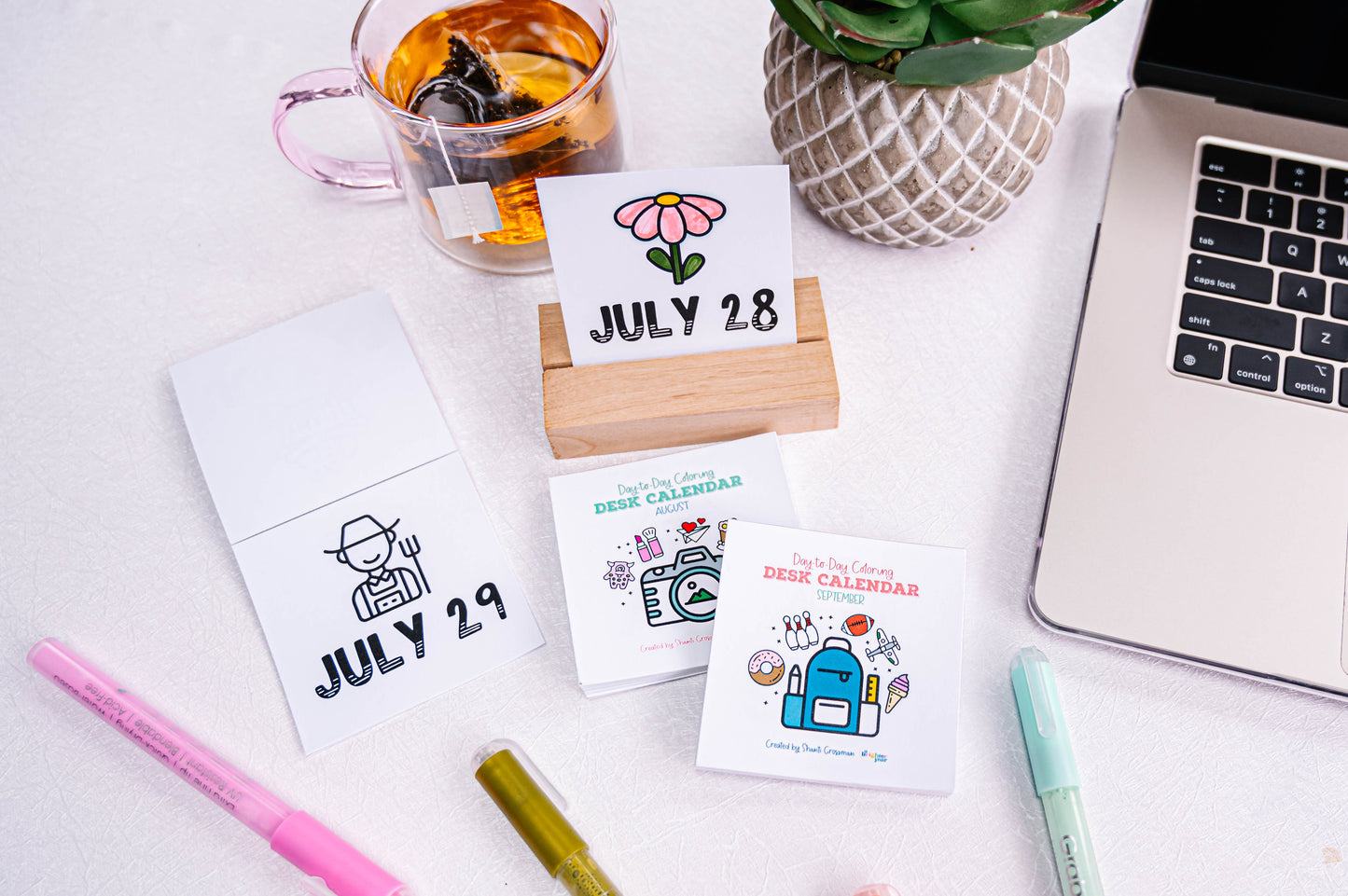 Quarterly Coloring + Calendar Subscription Box