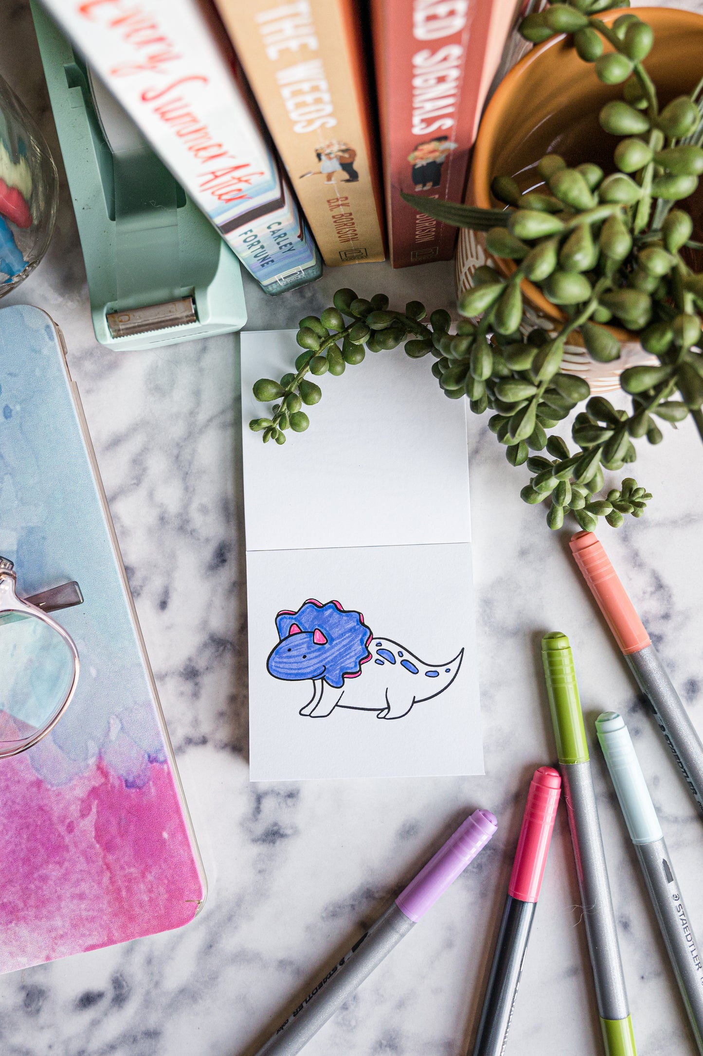 Dinos, Dragons, Diggers, and Dogs Mini Coloring Book
