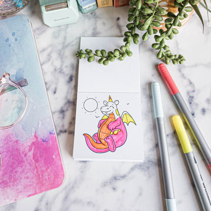 Mythical and Magical Mini Coloring Book