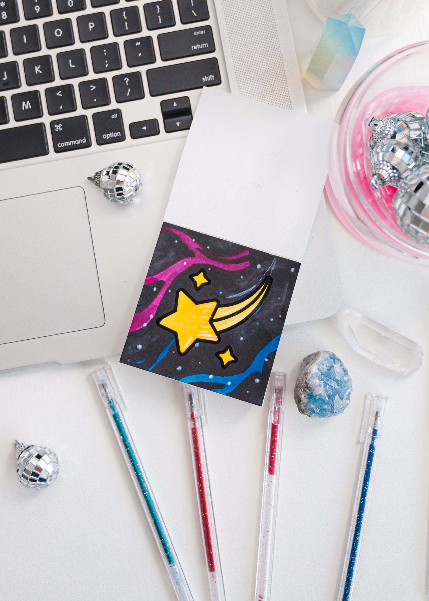 Gift Bundle with Mini Coloring Book, Sticker Sheet and Colored Pencils