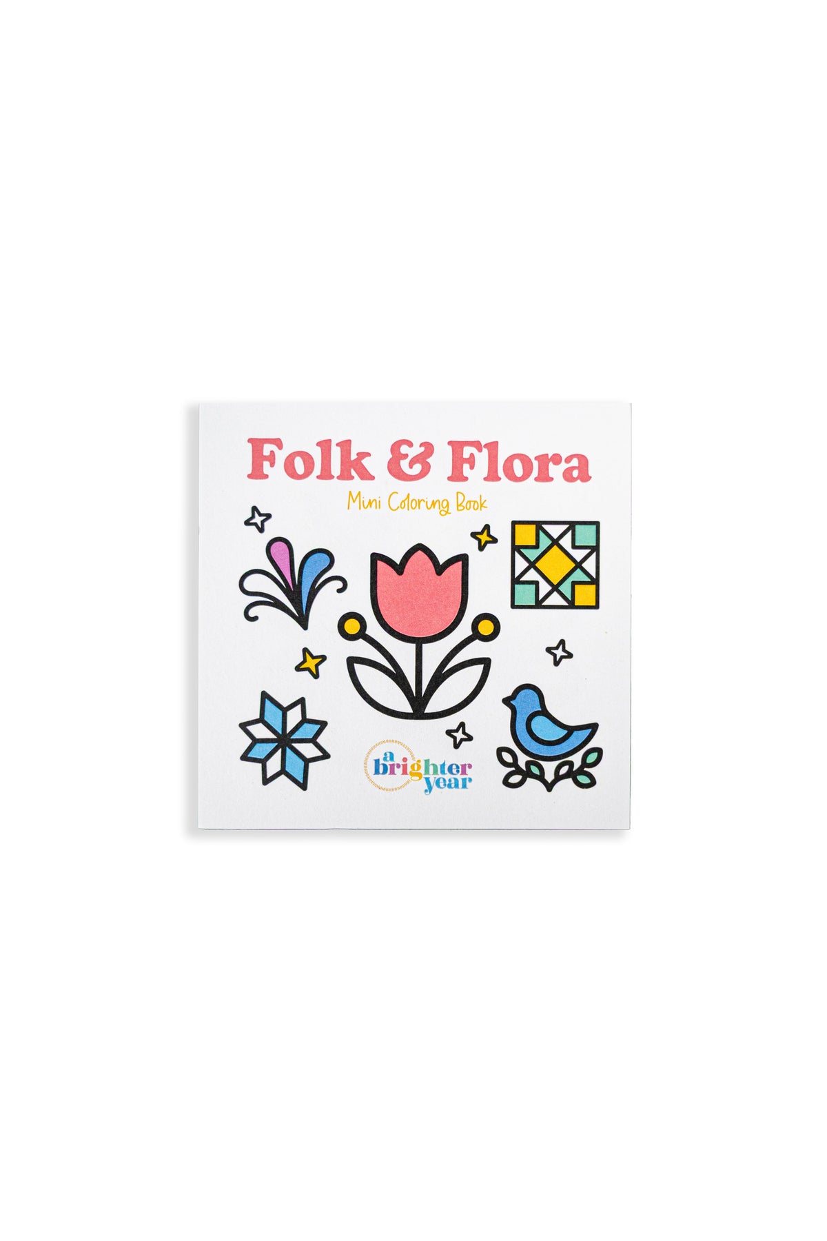 Folk & Flora Mini Coloring Book