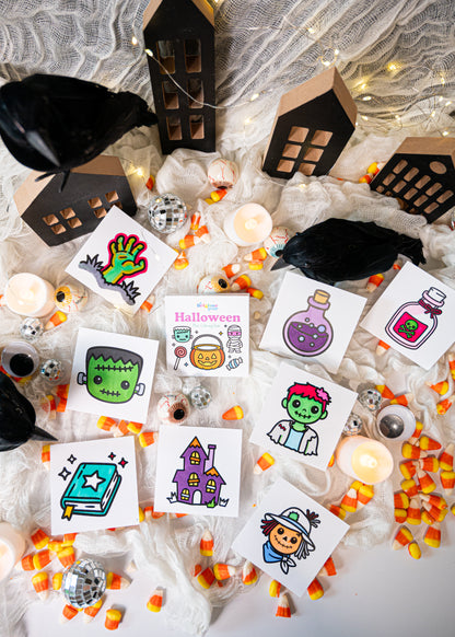 Halloween Mini Coloring Book