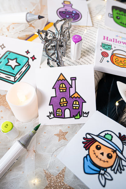 Halloween Mini Coloring Book