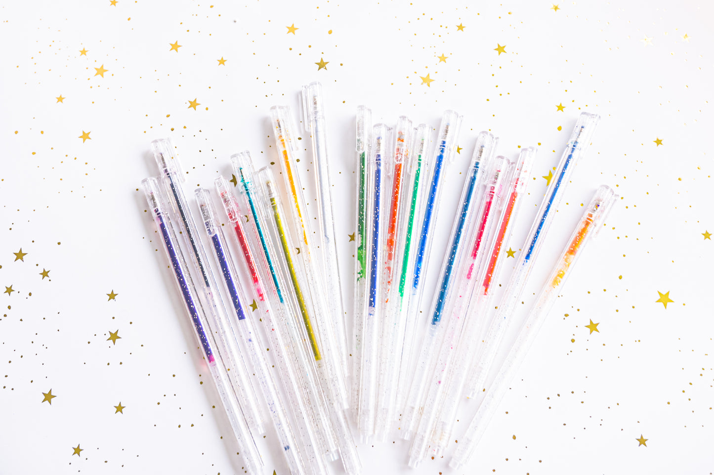 Grabie x A Brighter Year — Color The Cosmos Glitter Gel Pens, 18 pack