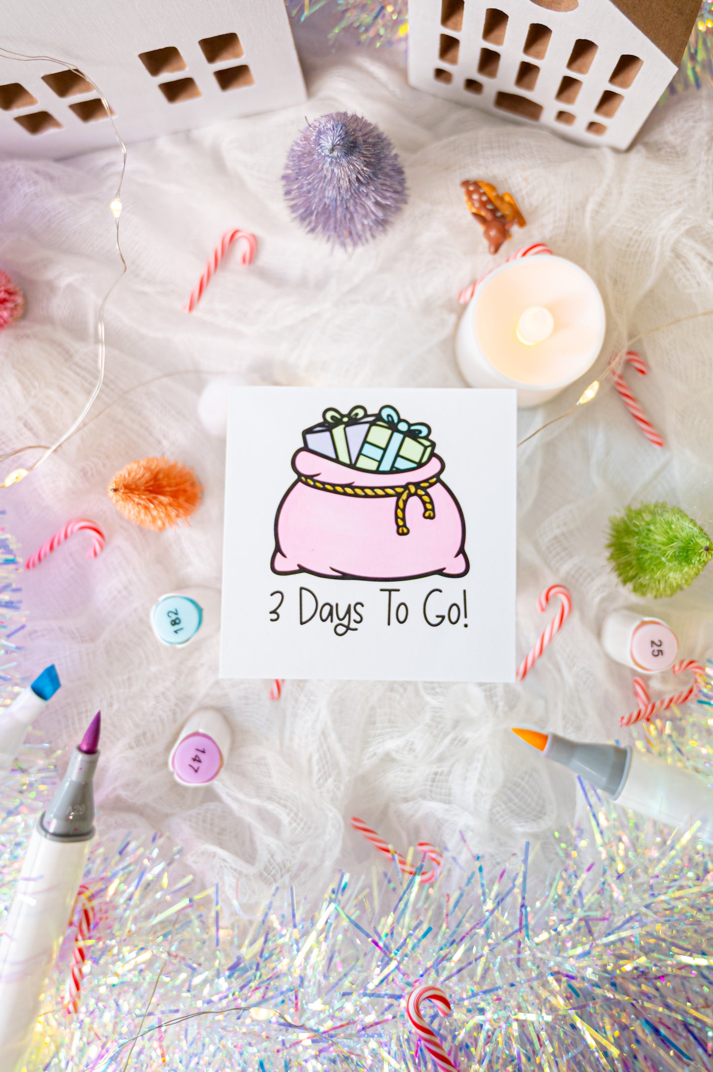 Advent Calendar Mini Coloring Book