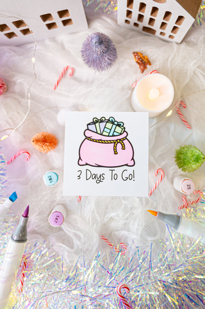 Advent Calendar Mini Coloring Book