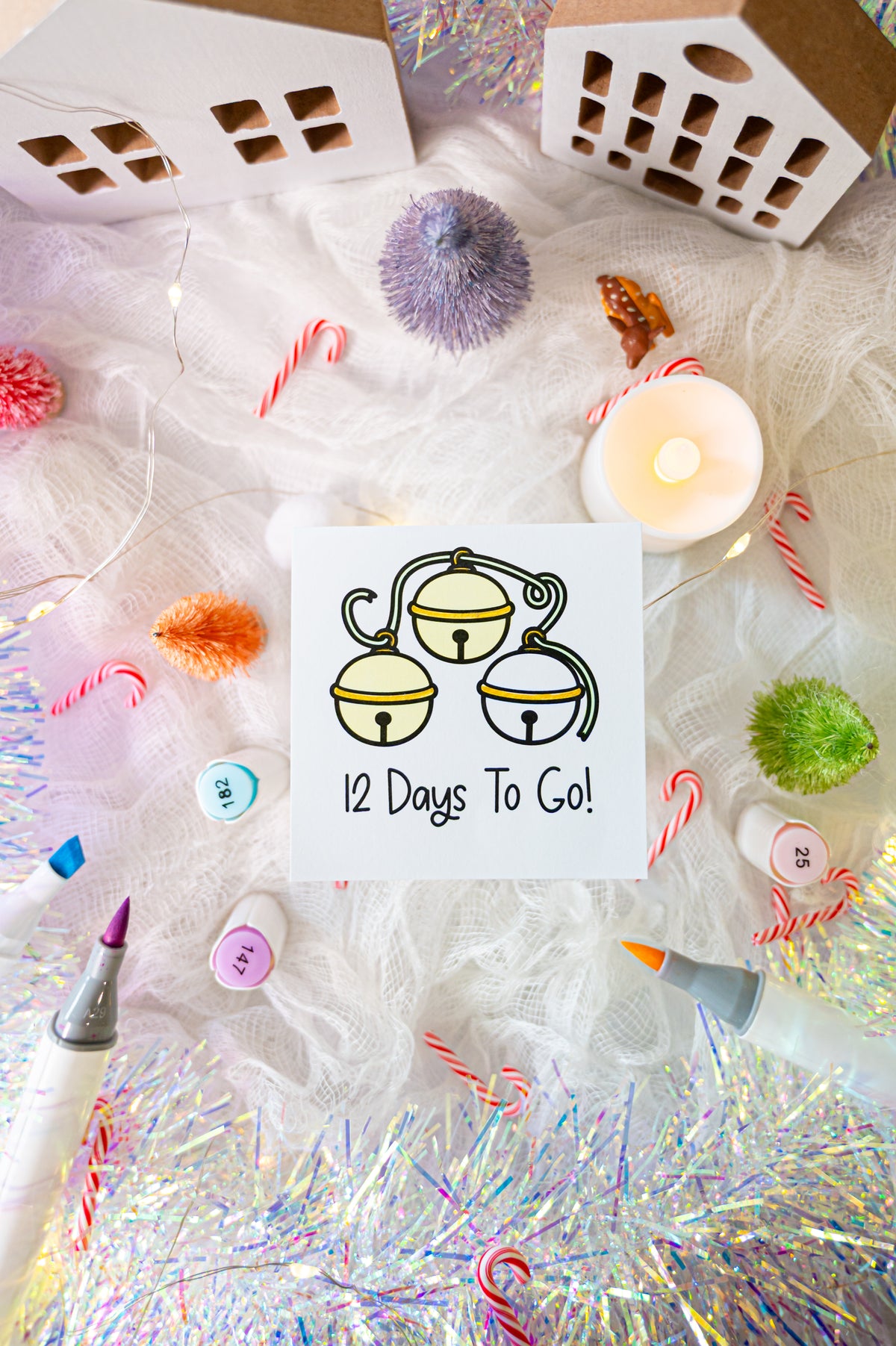 Advent Calendar Mini Coloring Book