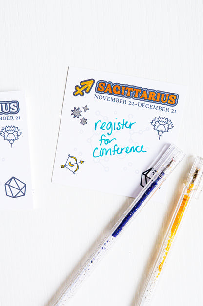 Color the Cosmos Post-It Notes — Sagittarius