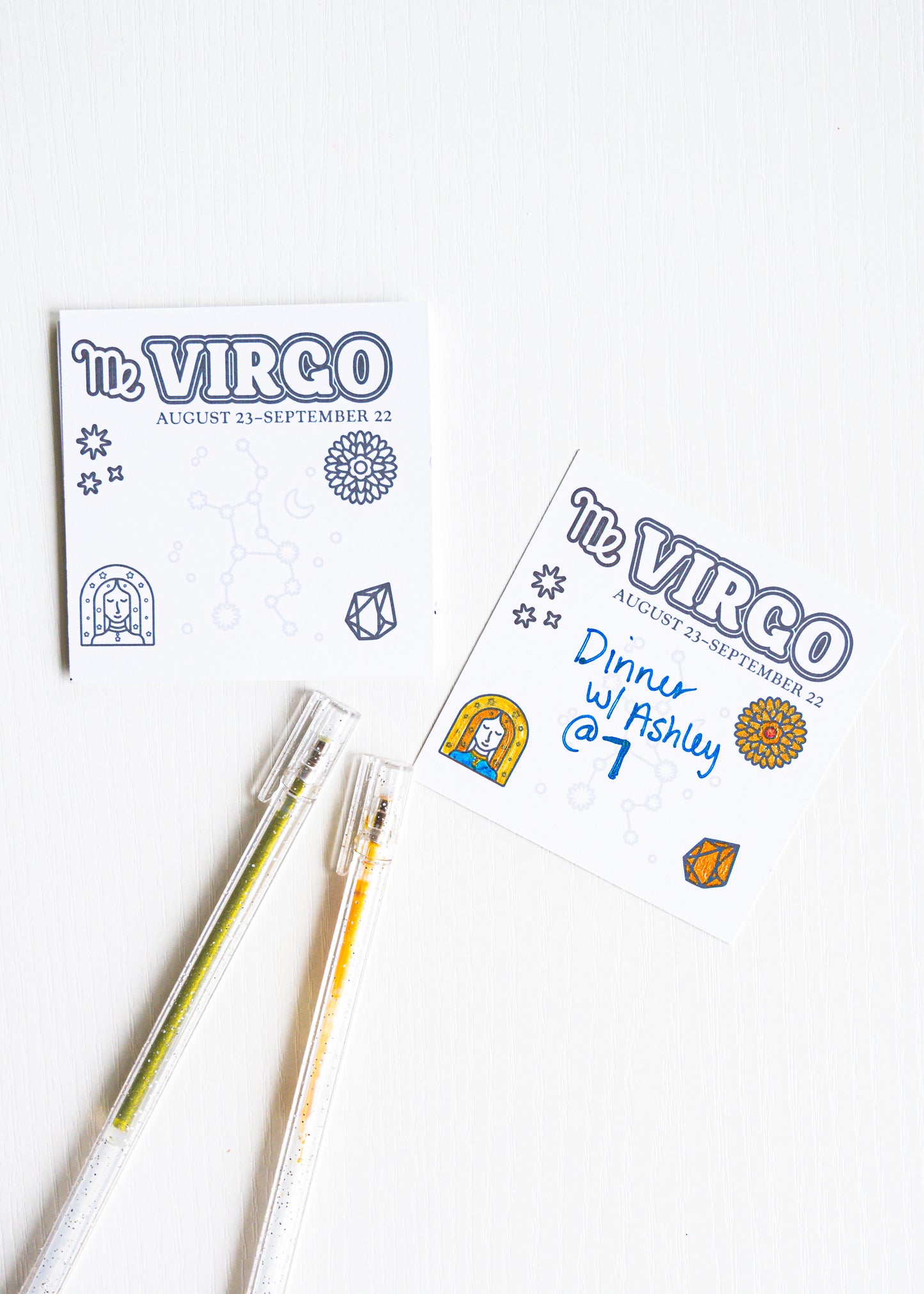 Color the Cosmos Post-It Notes — Virgo