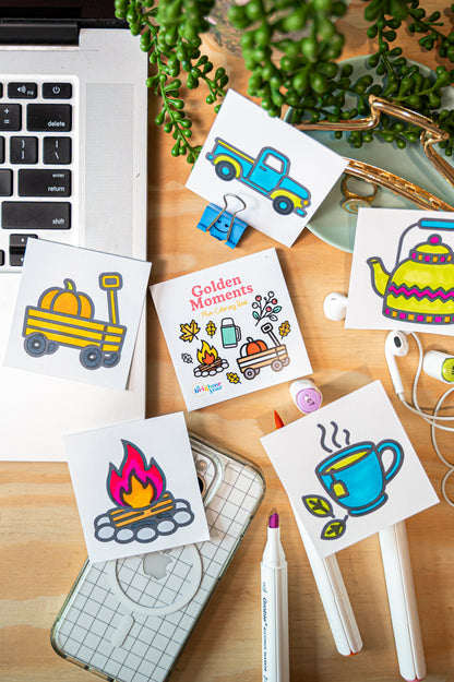 Quarterly Coloring + Calendar Subscription Box