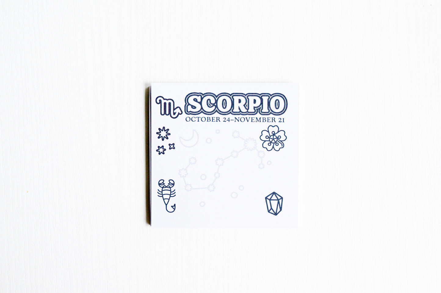 Color the Cosmos Post-It Notes — Scorpio