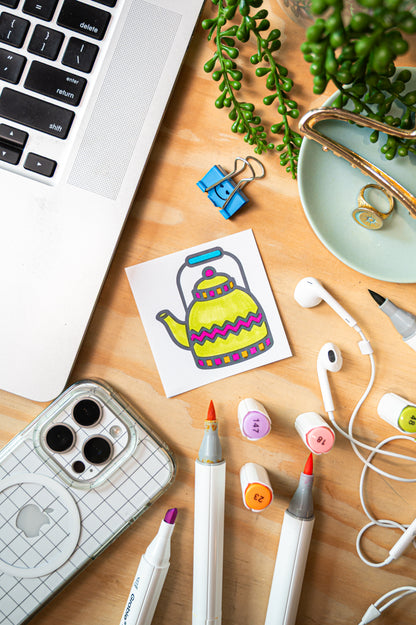 Quarterly Coloring + Calendar Subscription Box