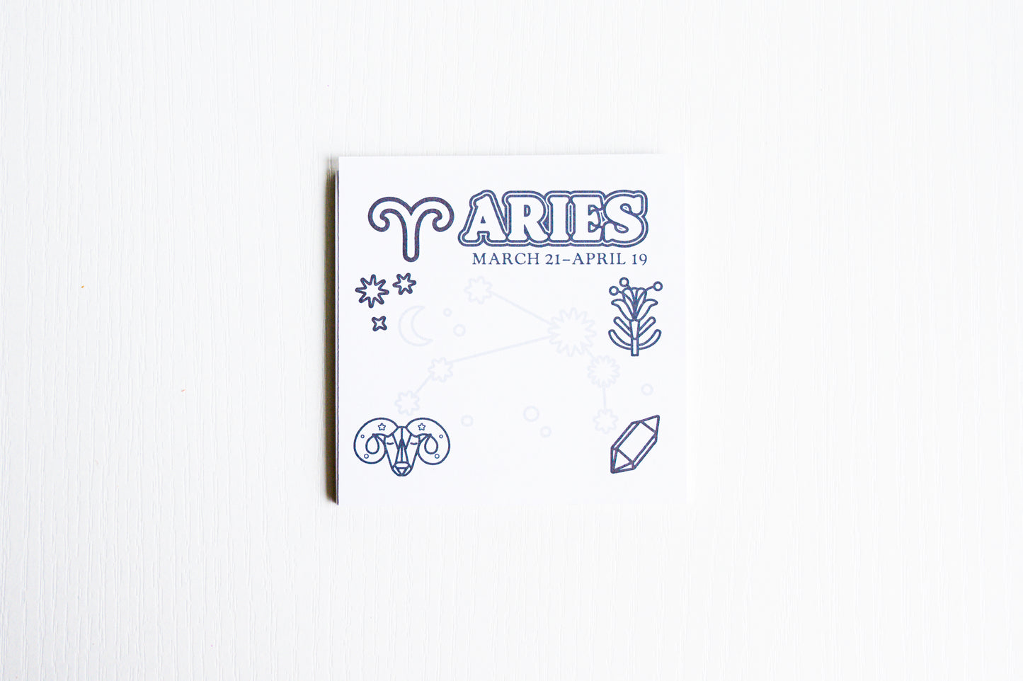 Color the Cosmos Post-It Notes — Aries