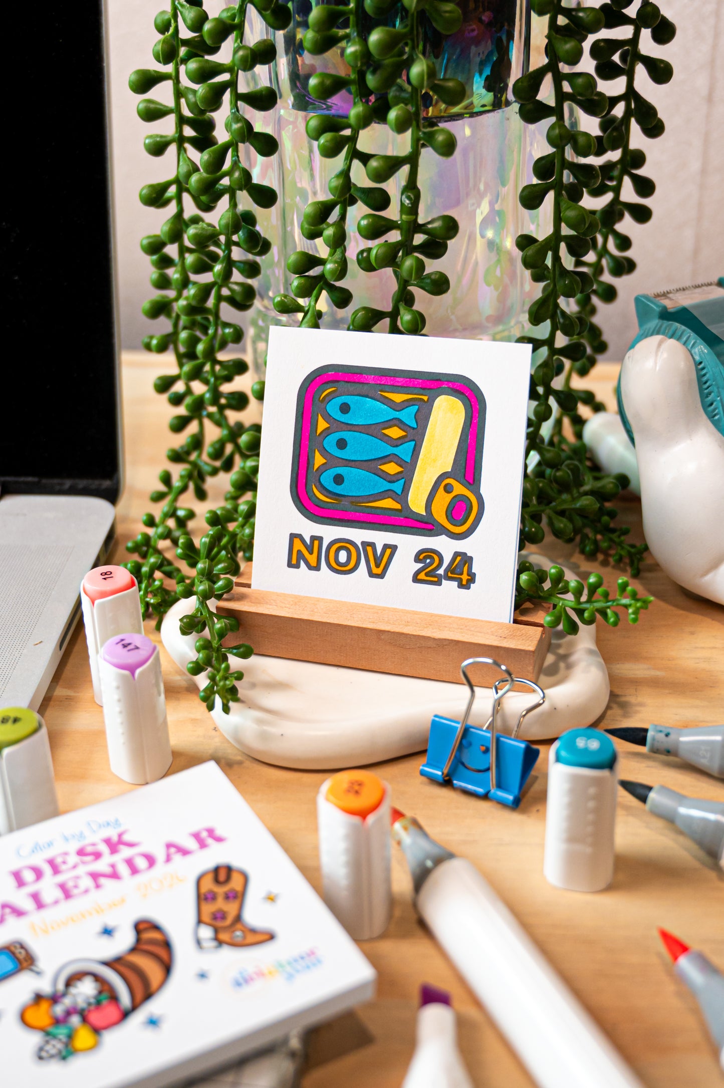 Quarterly Coloring + Calendar Subscription Box