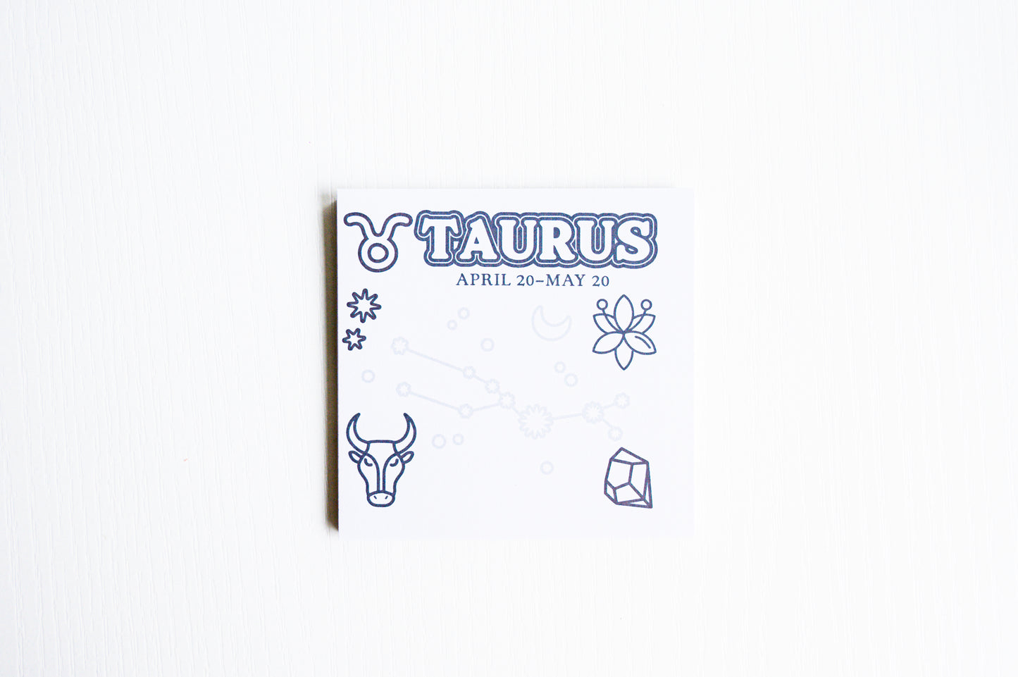 Color the Cosmos Post-It Notes — Taurus