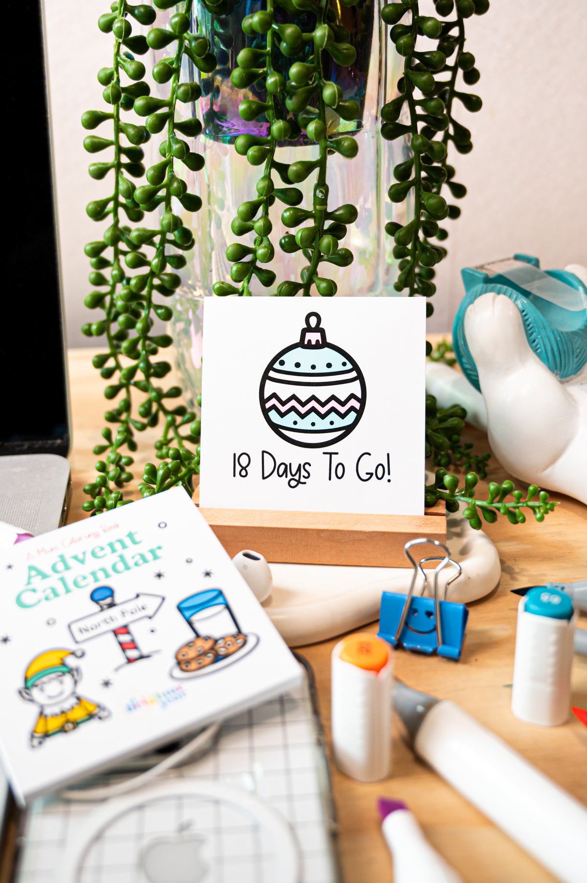 Advent Calendar Mini Coloring Book