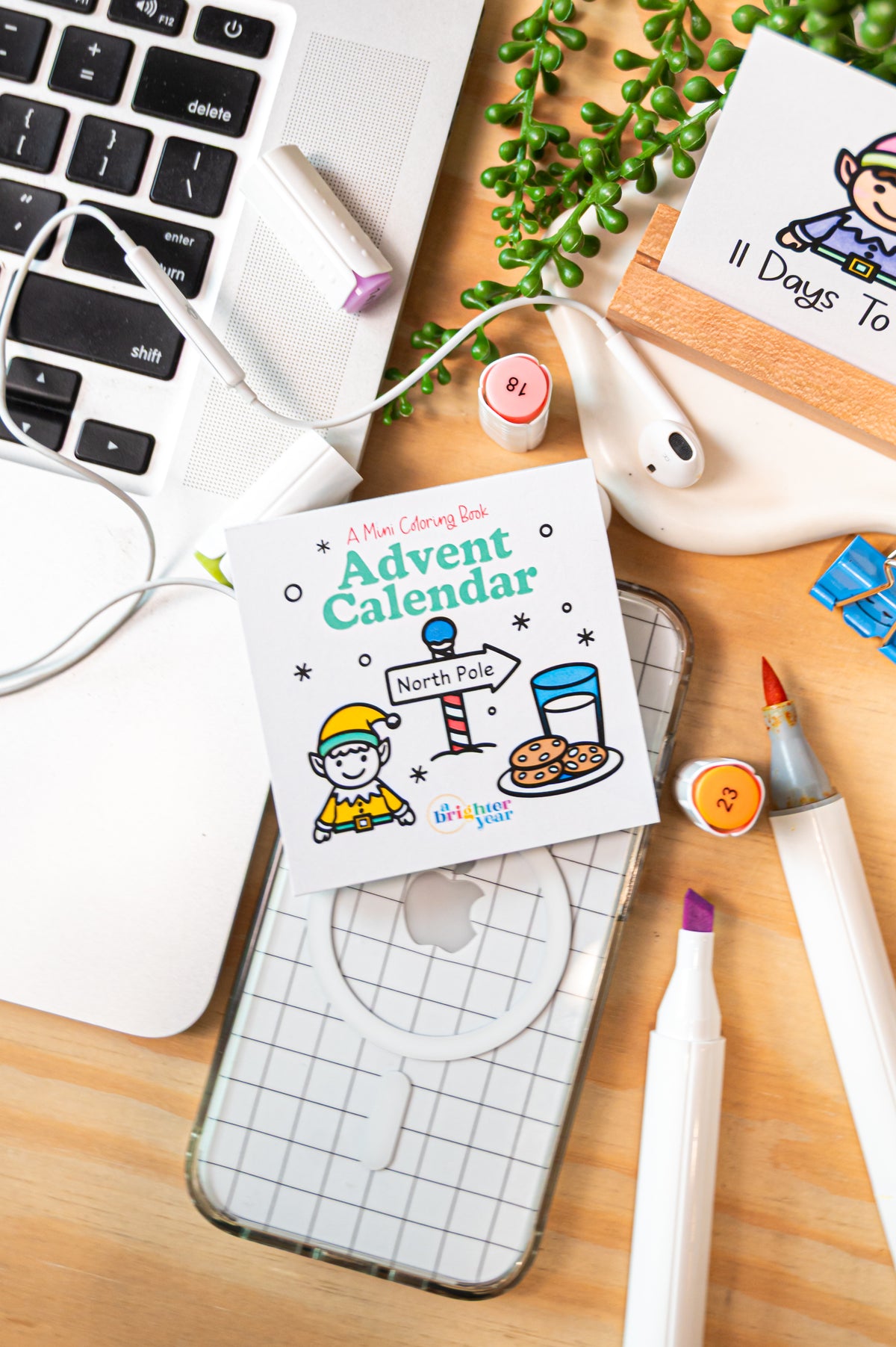 Advent Calendar Mini Coloring Book