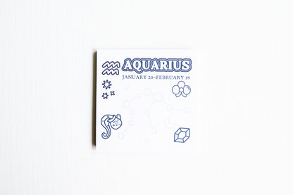 Color the Cosmos Post-It Notes — Aquarius