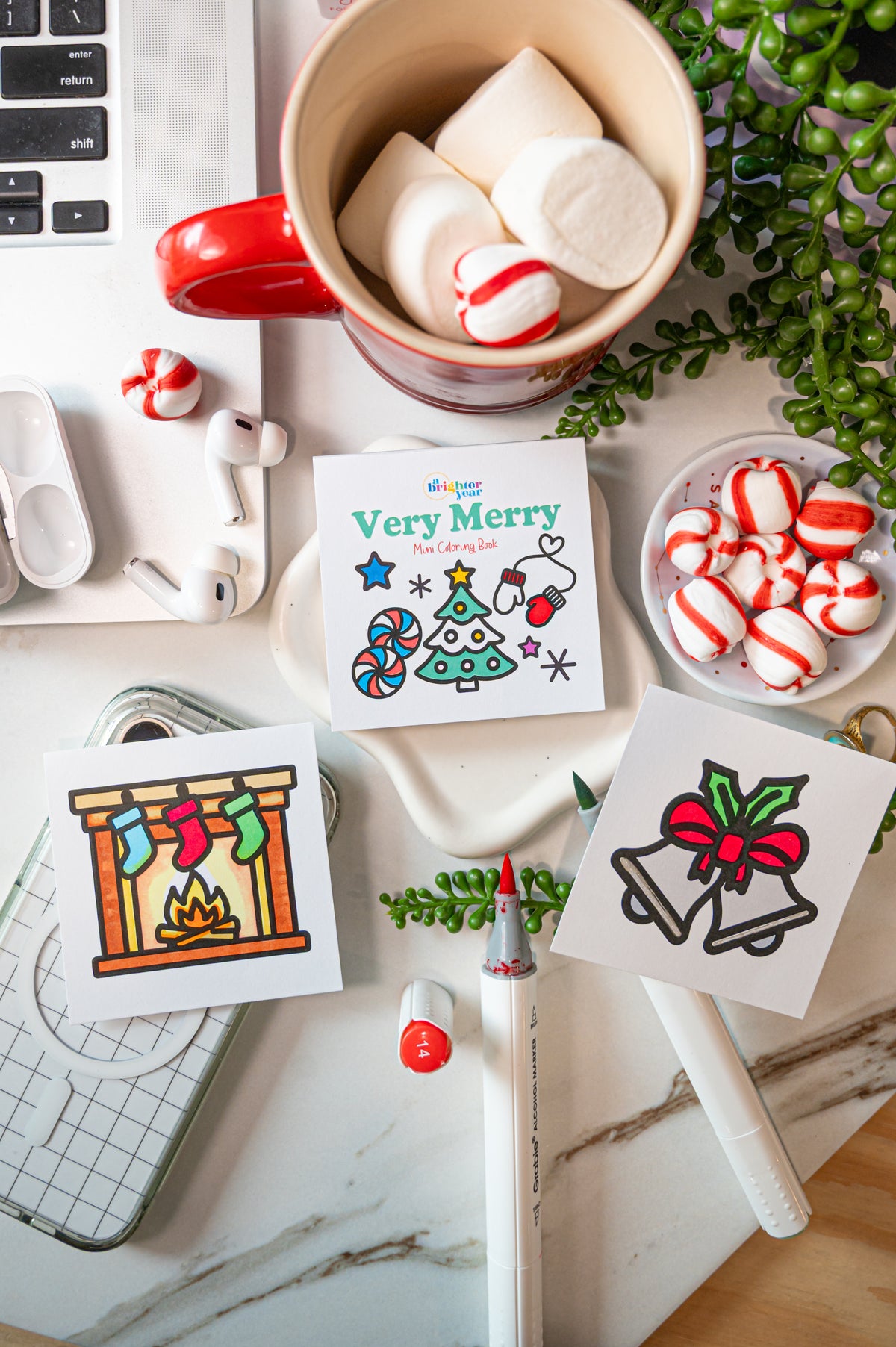 Very Merry Mini Coloring Book