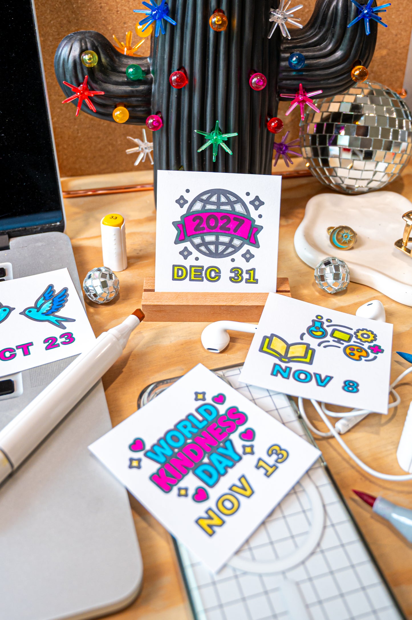 Quarterly Coloring + Calendar Subscription Box