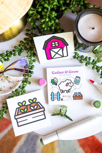 Gather & Grow Mini Coloring Book