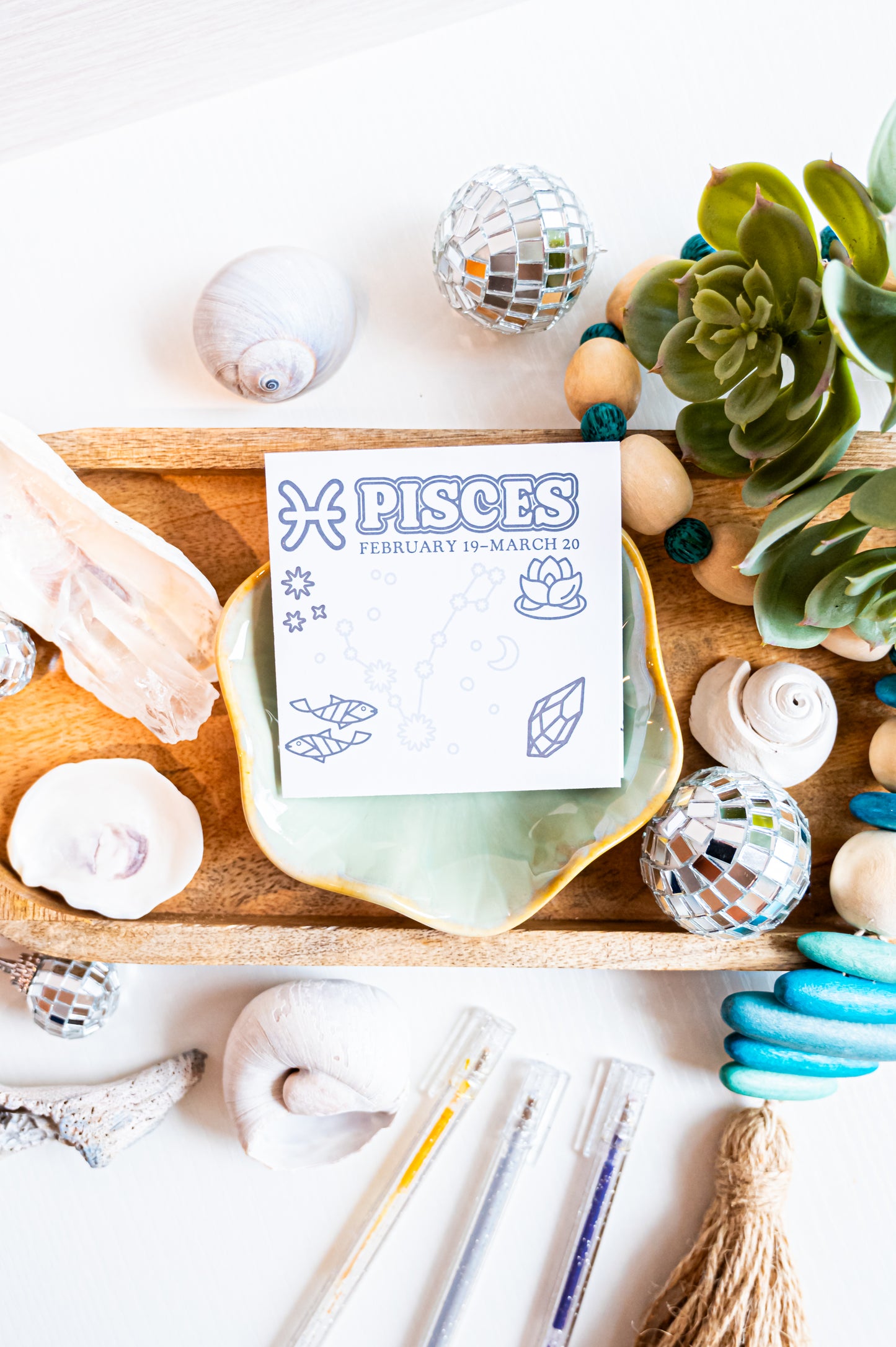 Color the Cosmos Post-It Notes — Pisces