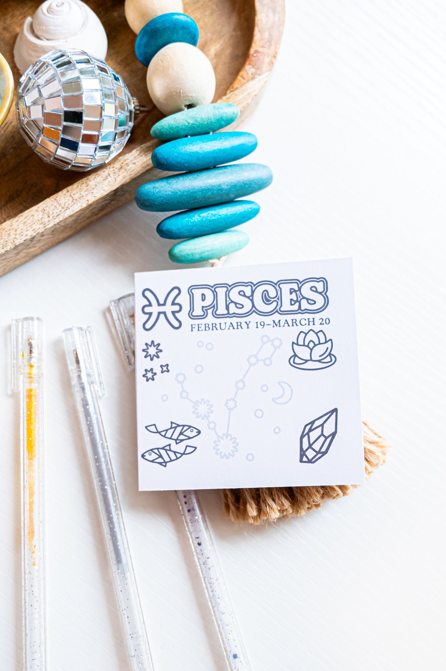 Color the Cosmos Post-It Notes — Pisces