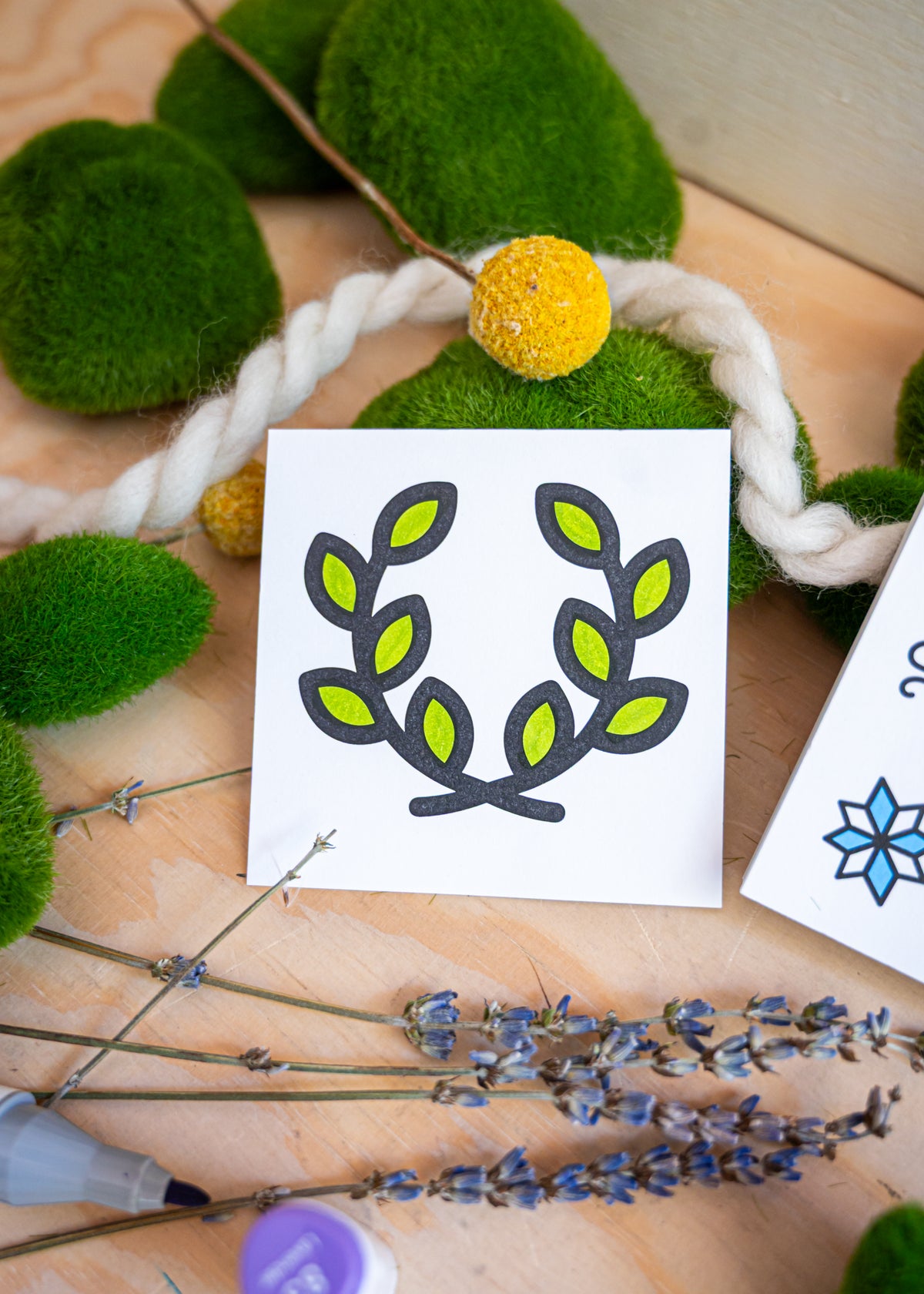 Folk & Flora Mini Coloring Book
