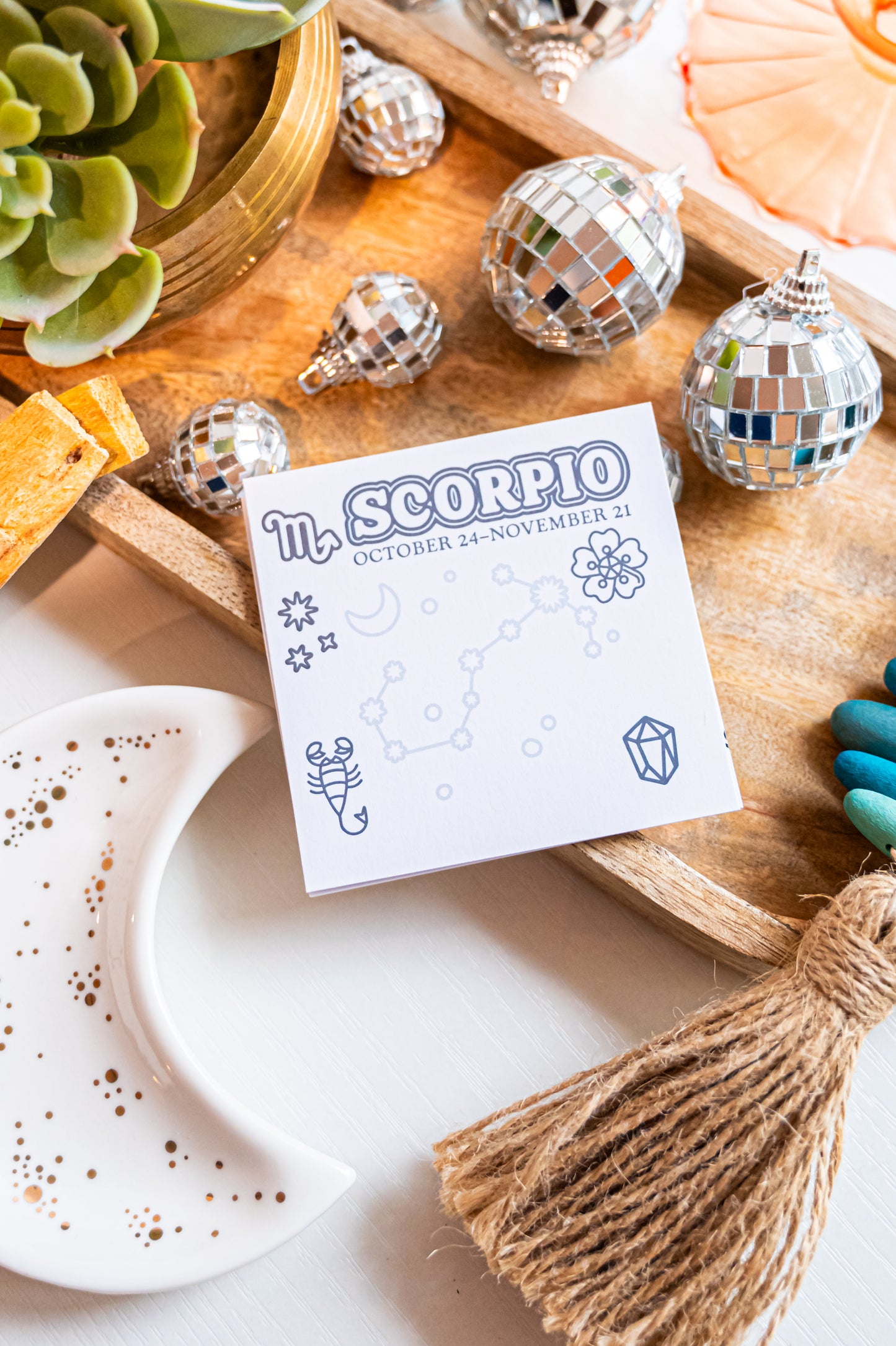 Color the Cosmos Post-It Notes — Scorpio