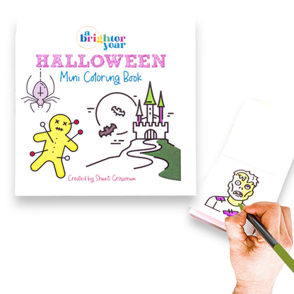 Halloween Mini Coloring Book