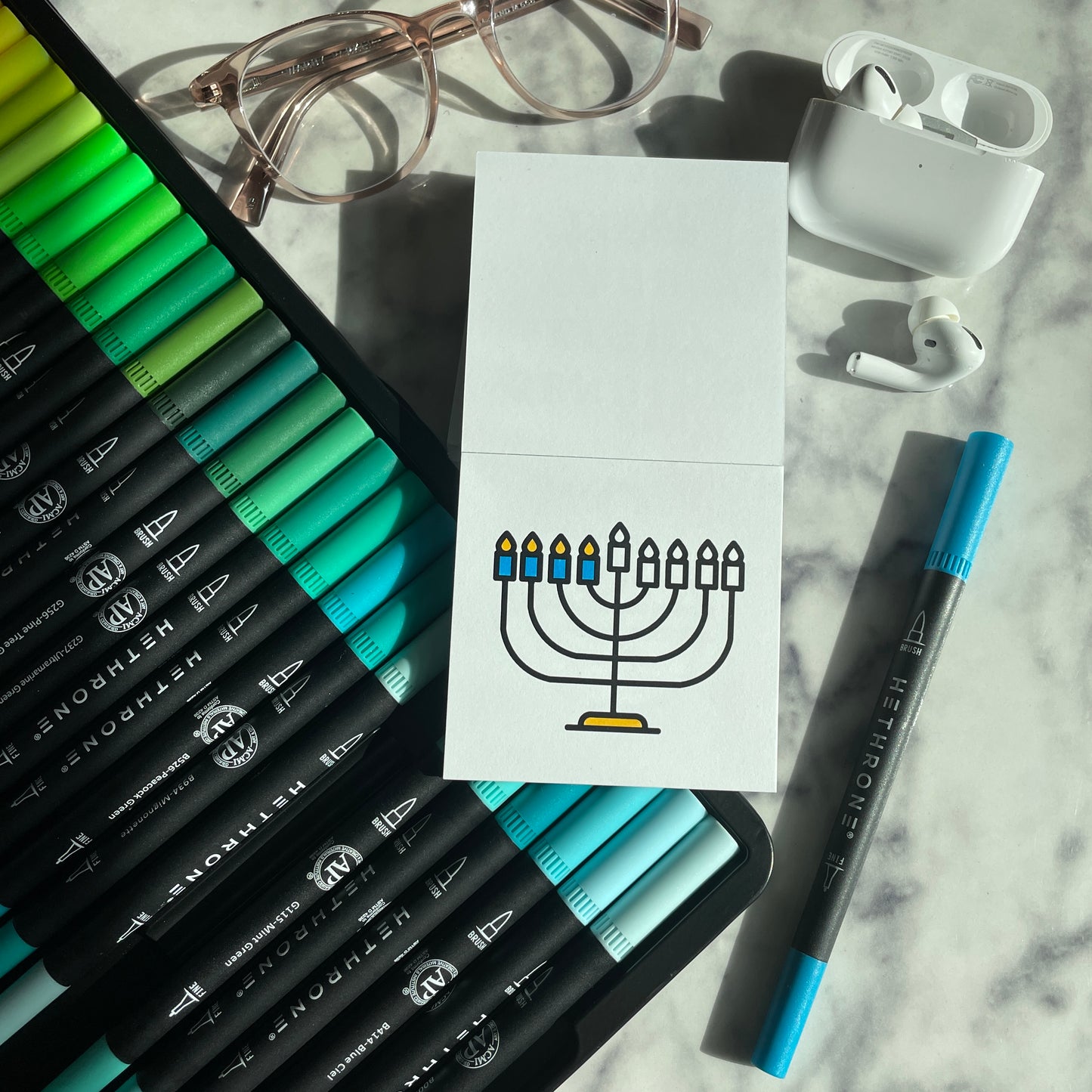 Happy Hanukkah Mini Coloring Book