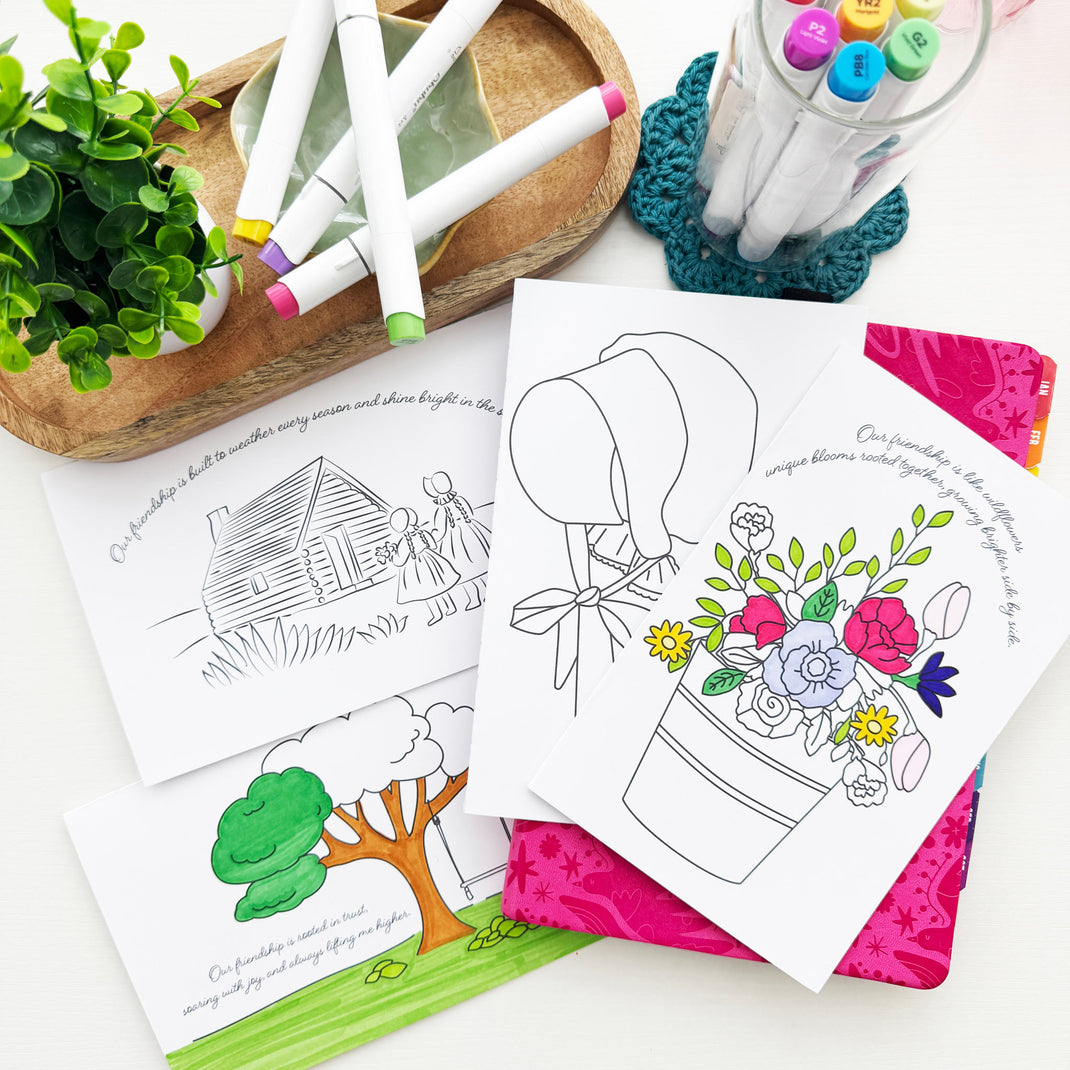 Prairie Colorcards Modern Prairie x A Brighter Year Galentine’s Day Cards