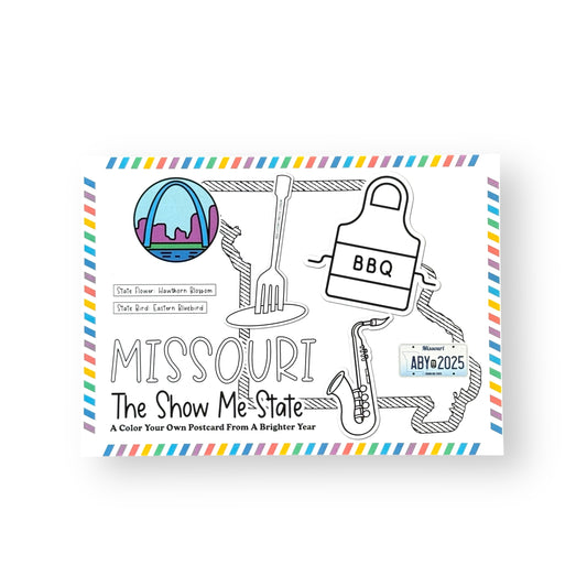 Missouri Color-Your-Own Postcard