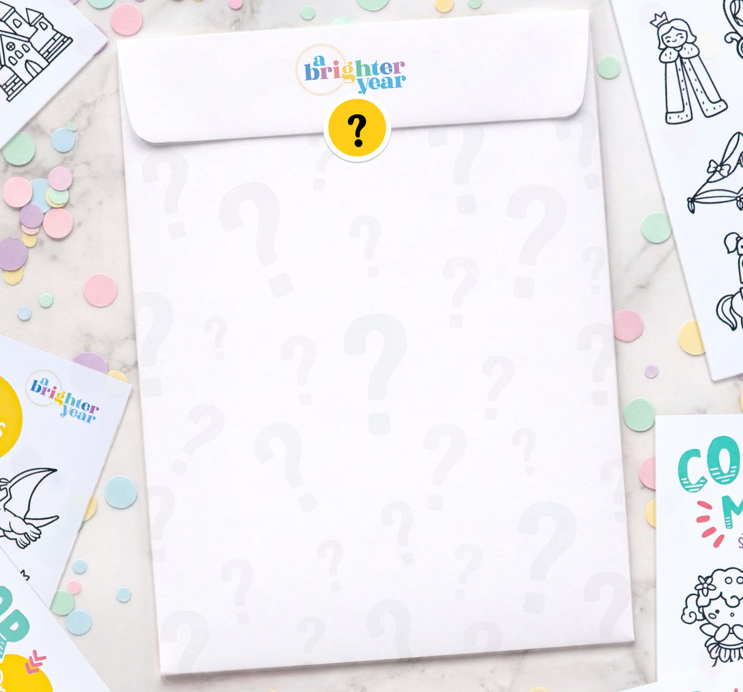 Mystery Color-Your-Own Sticker Bundle, 3-Pack