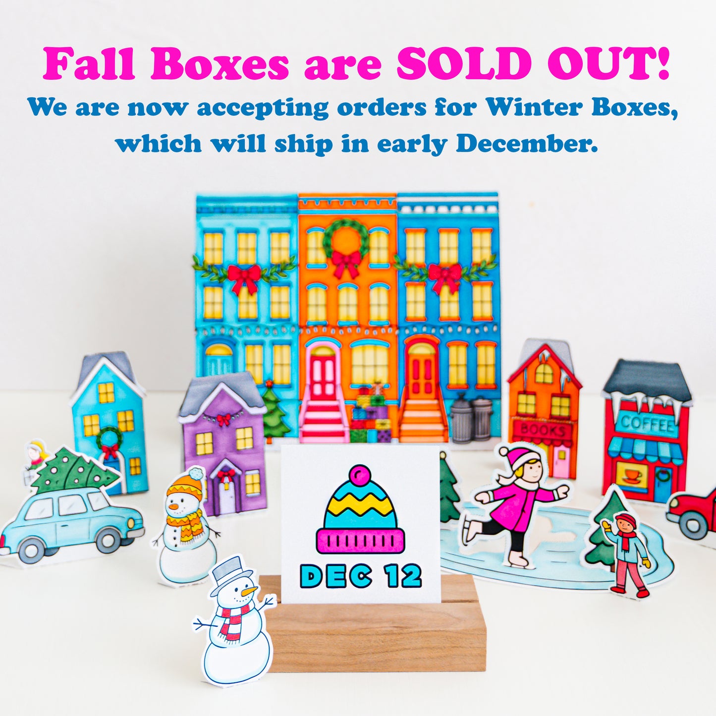 Quarterly Coloring + Calendar Subscription Box